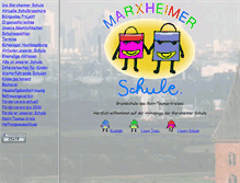Tablet Screenshot of marxheimerschule.de